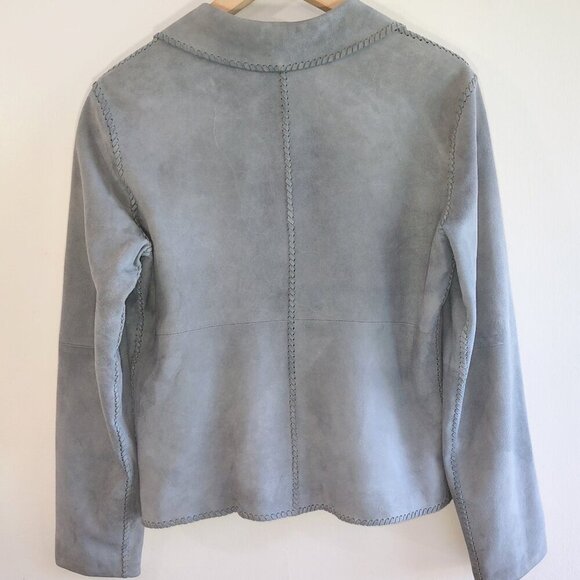 Sundance Women's Suede Boho Jacket Sage Green Size 6 Western Rodeo Cowgirl Chic - Picture 8 of 11